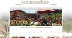 Desktop Screenshot of montecitocareandmore.com